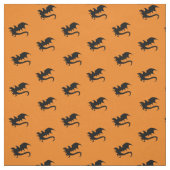 Dragons DND-Silhouetten Stoff (Muster)