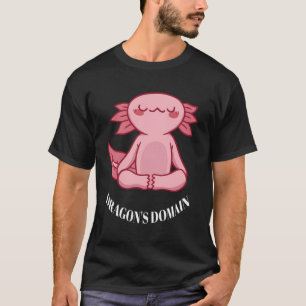 Dragon's Domain Niedlich Funny Yoga Dragon Designs T-Shirt