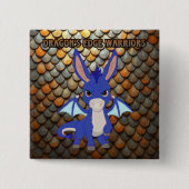 Dragon's Edge Knopf Button (Vorderseite)