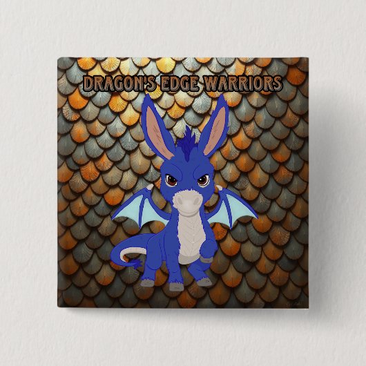 Dragon's Edge Knopf Button (Vorderseite)