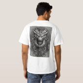 "Dragon's Embrace: Celtic Fusion T-Shirt" T-Shirt (Schwarz voll)