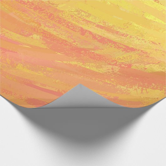 Dragons Eye Orange Textur Geschenkpapier (Ecke)