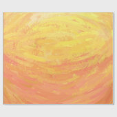 Dragons Eye Orange Textur Geschenkpapier (Flach)