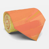 Dragons Eye Orange Textur Krawatte (Gerollt)