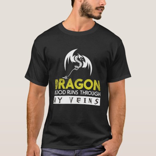 Dragon's Fury: Epic T - Shirt Design (Vorderseite)