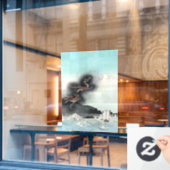 Dragon's Fury Sea Battle for Mount Fuji, Japan Fensteraufkleber (Café-Fenster)