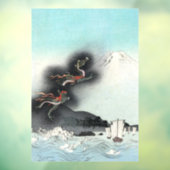 Dragon's Fury Sea Battle for Mount Fuji, Japan Fensteraufkleber (Blatt 3)