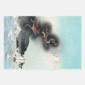 Dragon's Fury Sea Battle for Mount Fuji, Japan Geschenkpapier Set (Vorderseite 3)