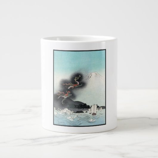 Dragon's Fury Sea Battle for Mount Fuji, Japan Jumbo-Tasse (Vorderseite)