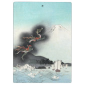 Dragon's Fury Sea Battle for Mount Fuji, Japan Klemmbrett (Rückseite)