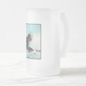 Dragon's Fury Sea Battle for Mount Fuji, Japan Mattglas Bierglas (VorderseiteRechts)