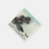 Dragon's Fury Sea Battle for Mount Fuji, Japan Serviette (Ecke)