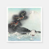 Dragon's Fury Sea Battle for Mount Fuji, Japan Serviette (Vorderseite)