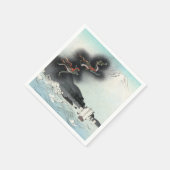 Dragon's Fury Sea Battle for Mount Fuji, Japan Serviette (Ecke)