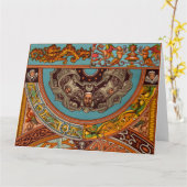 Dragons & Gargoyles Big Grußkarte Karte (Gelbe Blume)