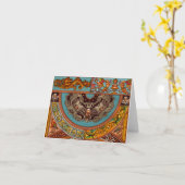Dragons & Gargoyles Faltkarte Karte (Gelbe Blume)