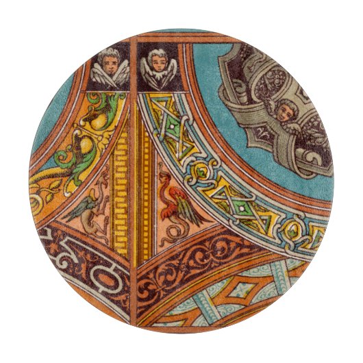 Dragons & Gargoyles Glass Cutting Board Schneidebrett (Vorderseite)