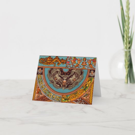 Dragons & Gargoyles Note Card Karte (Vorderseite)
