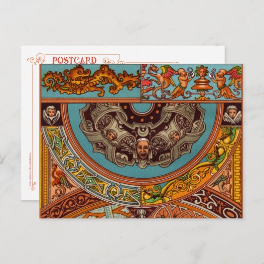 Dragons & Gargoyles Postcard Postkarte (Vorne/Hinten)