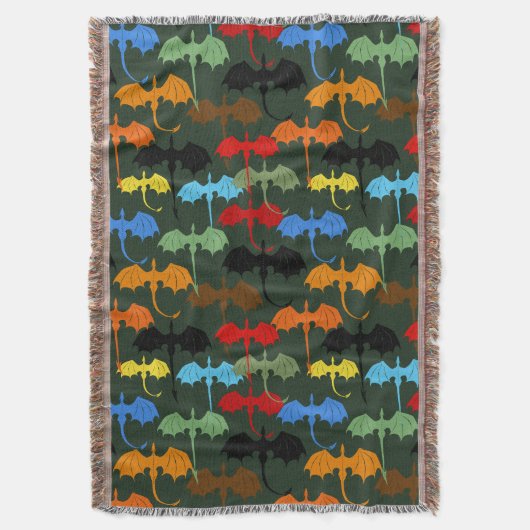 Dragons Green Flight Fantasy Decke (Vorderseite Vertikal)