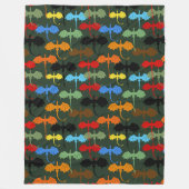 Dragons Green Flight Fantasy Fleecedecke (Vorderseite)