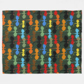 Dragons Green Flight Fantasy Fleecedecke (Vorderseite (Horizontal))