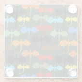 Dragons Green Flight Fantasy Glasuntersetzer (Rückseite)