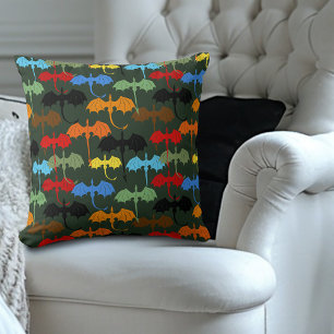 Dragons Green Flight Fantasy Kissen