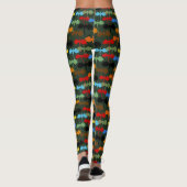 Dragons Green Flight Fantasy Leggings (Rückseite)