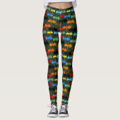 Dragons Green Flight Fantasy Leggings (Vorderseite)