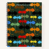 Dragons Green Flight Fantasy Notizblock (Vorderseite)