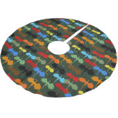 Dragons Green Flight Fantasy Polyester Weihnachtsbaumdecke (Schrägansicht)