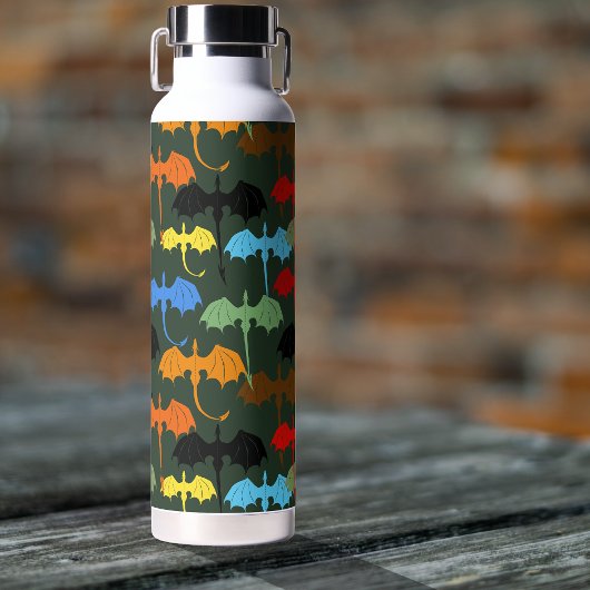 Dragons Green Flight Fantasy Trinkflasche