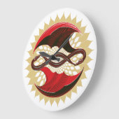 Dragons Große Wanduhr (Winkel)