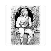 DRAGON'S HOARD, WARRIOR, GOLD-BAG, CAVE, LAIR GUMMISTEMPEL (Prägung)