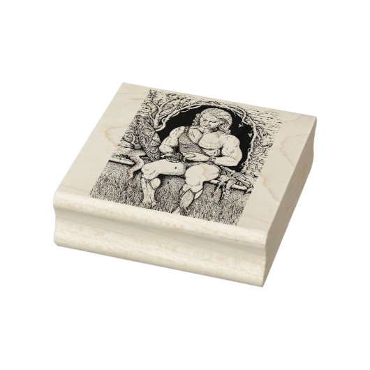 DRAGON'S HOARD, WARRIOR, GOLD-BAG, CAVE, LAIR GUMMISTEMPEL (Stempel)