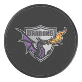 Dragons Hockey-Logo-Puck Eishockey Puck (Vorderseite)