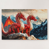Dragons Illustration Puzzle (Horizontal)