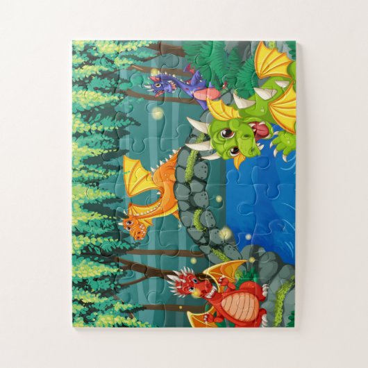 Dragons Jigsaw Puzzle (Vertikal)