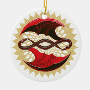 Dragons Keramik Ornament