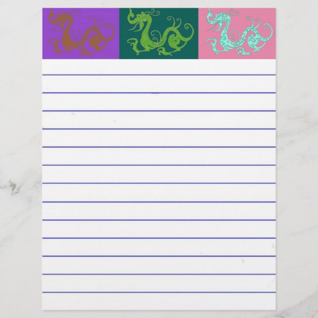Dragons Letterhead (Vorderseite)
