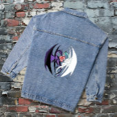 Dragons Liebe Heart Blue Jeansjacke