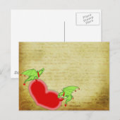 Dragons Liebe lettar Postkarte (Vorne/Hinten)