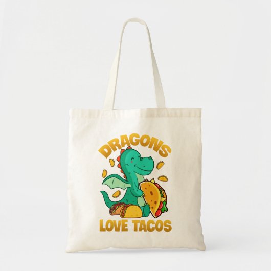 Dragons Liebe Tacos Tragetasche (Vorne)