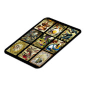 Dragons Maiden Knights Fantasy Märchen Magnet (Linke Seite)