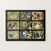 Dragons Maiden Knights Fantasy Märchen Puzzle (Horizontal)
