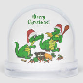 Dragons - Merry Christmas ! - today I will cook Schneekugeln (Rückseite)