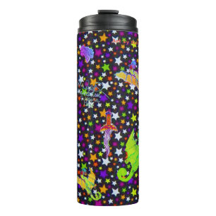 Dragons & Monsters Micheals Art Thermal Tumbler Thermosbecher