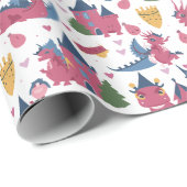 Dragons n'Castles Geschenkpapier (Rolleneckpunkt)