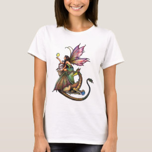 Dragon's Orbs Fairy and Dragon von Molly Harrison T-Shirt